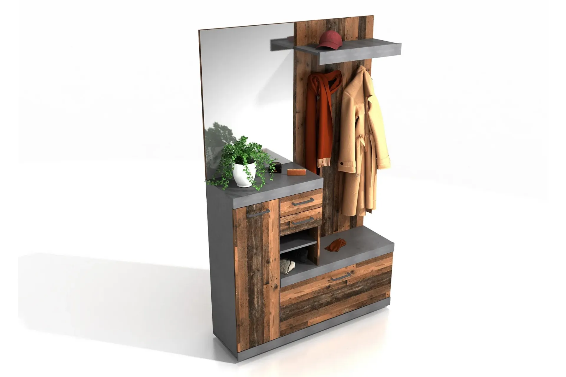 Samekia Garderobe 120 cm