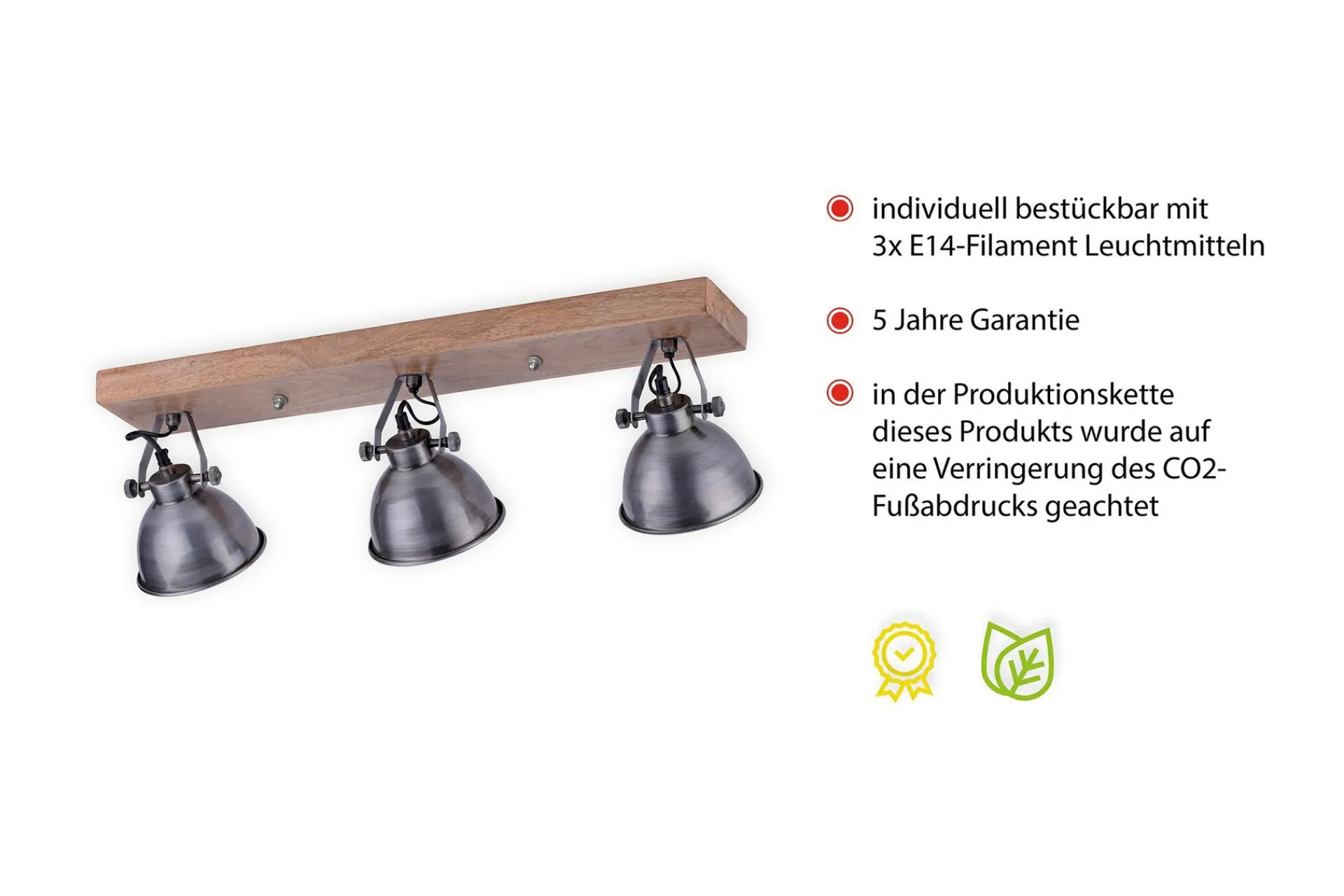 Taklampe|Kjøkkenlampe-SAMIA Tak/vegglampe Jern