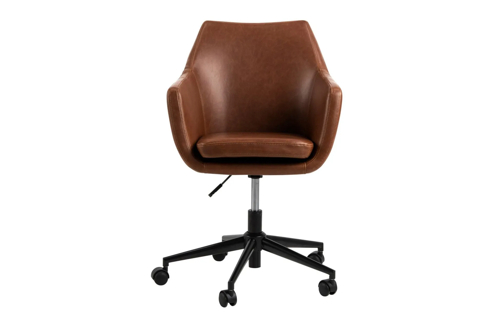 Kontorstol & Skrivebordsstol-Samlar Kontorstol Vintage Brun