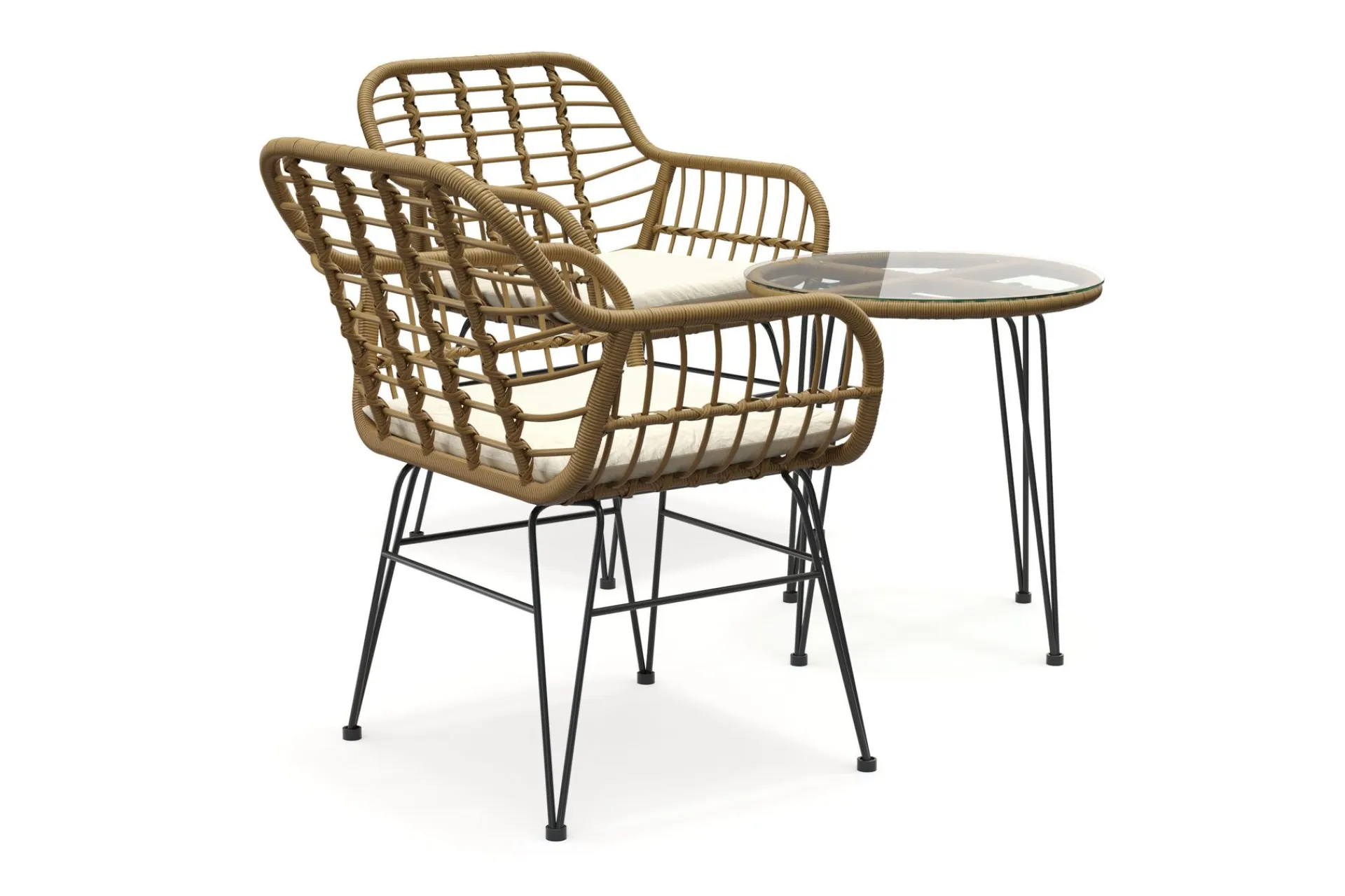 Comfort Garden Cafesett|Balkonggrupper-Sammy Balkonggruppe 2-seter Beige
