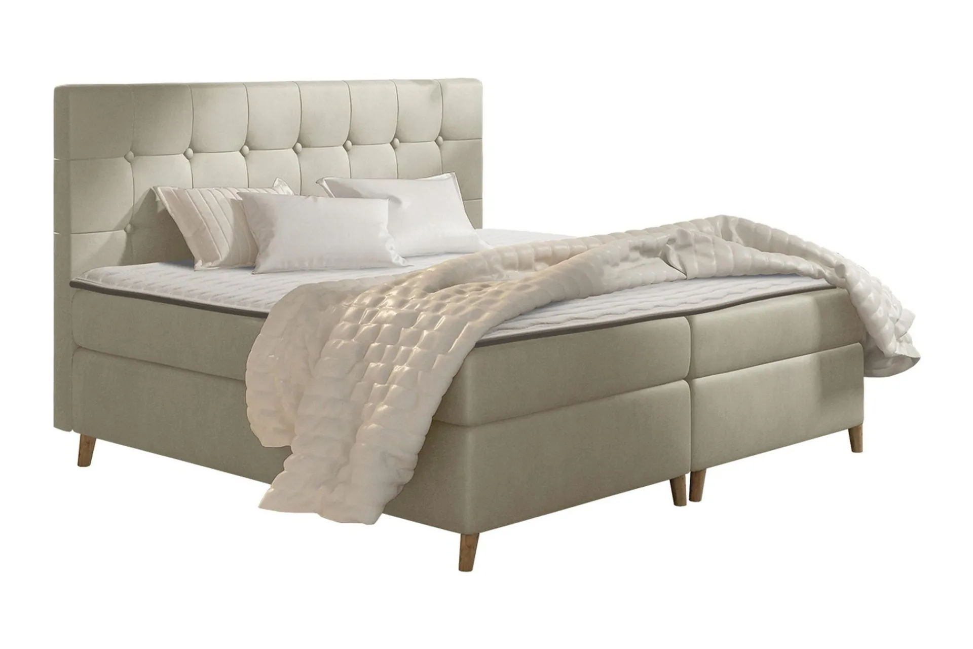 Kontinentalsenger|Seng Med Oppbevaring-Sandham Kontinentalseng 180x200 cm Once 1