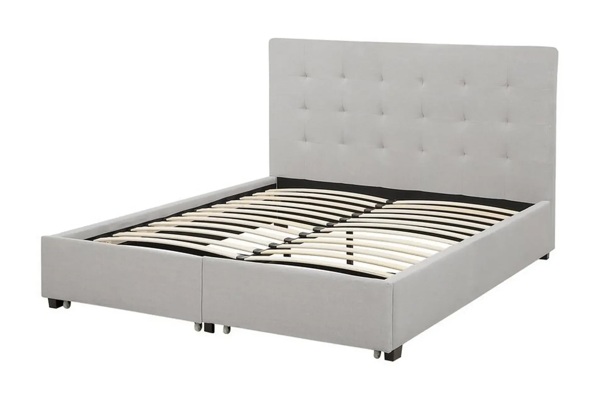Sengeramme & Sengestamme|Seng Med Oppbevaring-Sandrick Kontinentalseng med Oppbevaring 140x200 Grey