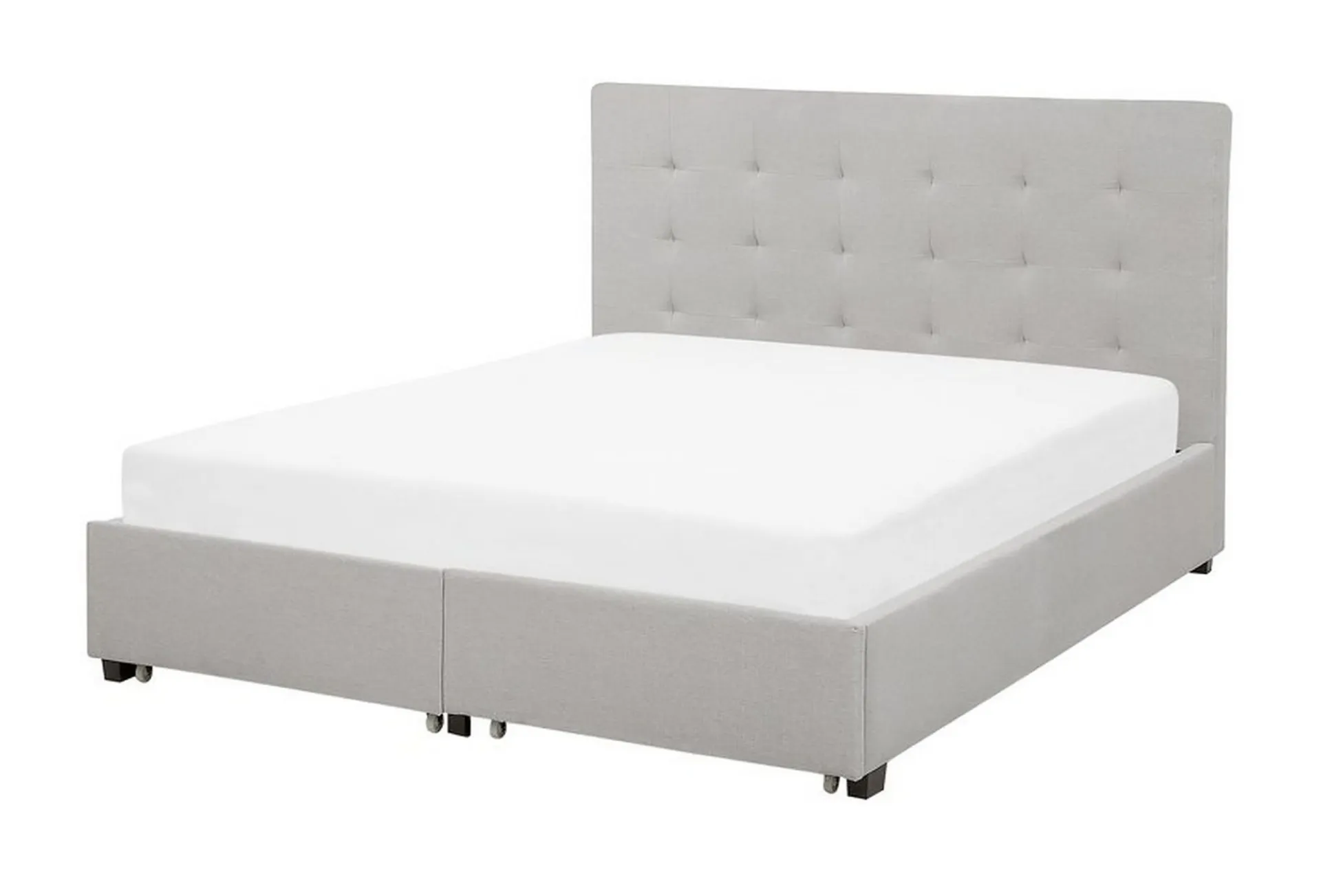 Sengeramme & Sengestamme|Seng Med Oppbevaring-Sandrick Kontinentalseng med Oppbevaring 140x200 Grey