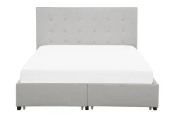 Sengeramme & Sengestamme|Seng Med Oppbevaring-Sandrick Kontinentalseng med Oppbevaring 140x200 Grey