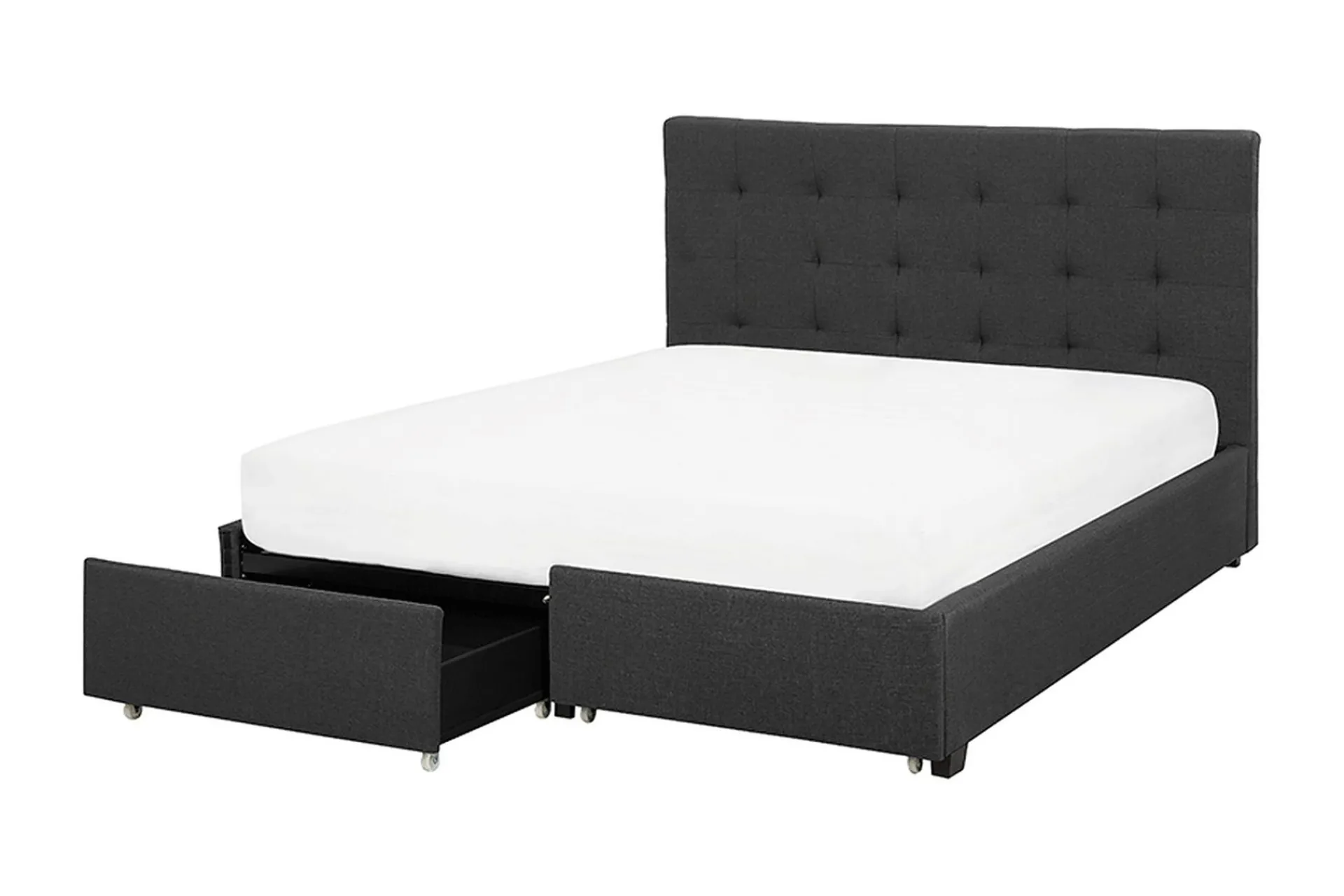 Sengeramme & Sengestamme|Seng Med Oppbevaring-Sandrick Kontinentalseng med Oppbevaring 160x200 Grey