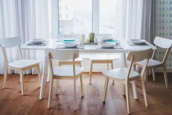 Spisebord & Kjøkkenbord-Sanford Spisebord 195 cm Hvit