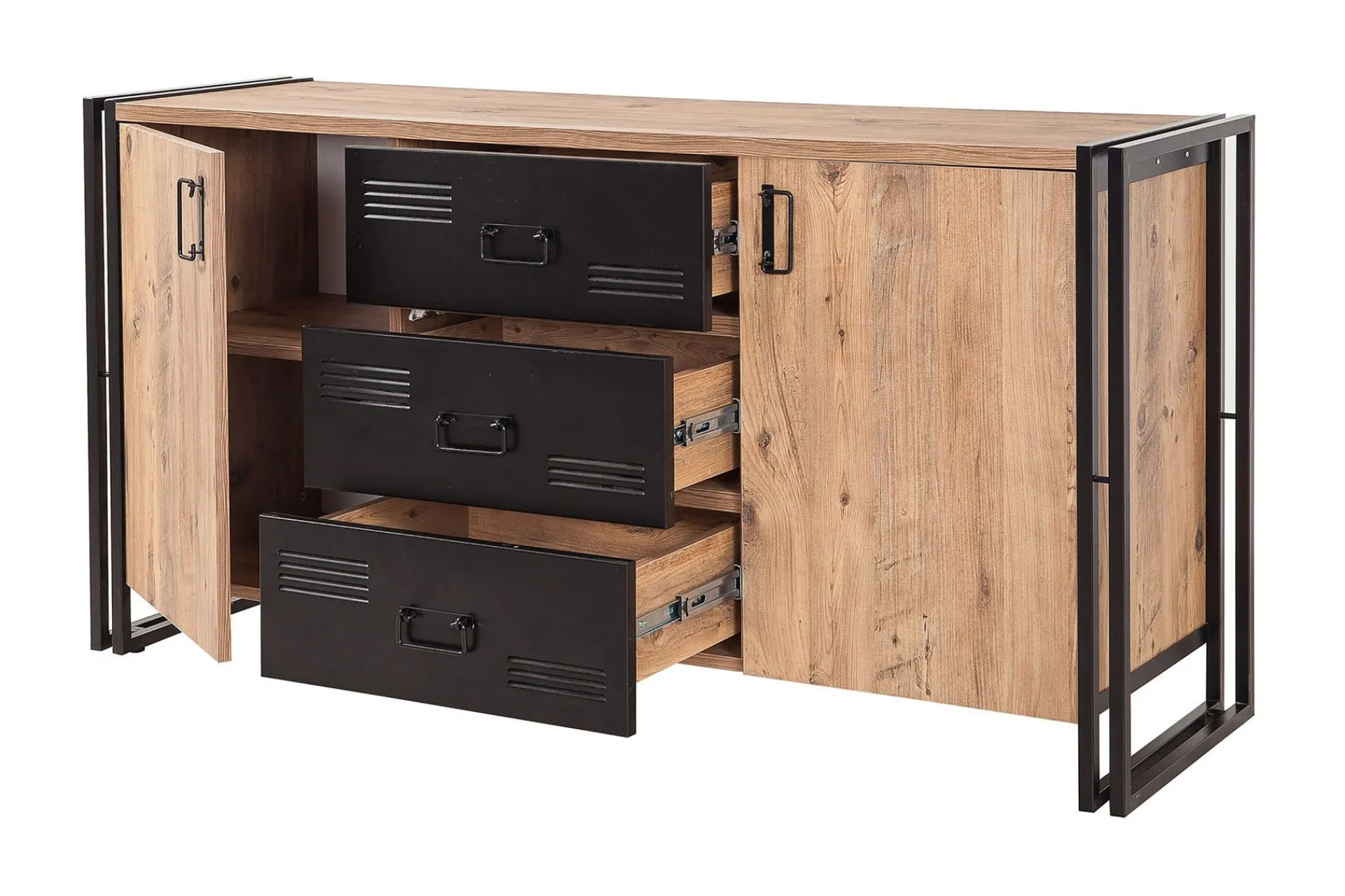 Sideboard & Skjenker-Sapphira Avlastningsbord Brun,Svart