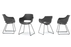 Karmstoler|Spisestoler & Kjøkkenstoler-Saranzak Stol 60 cm Grey