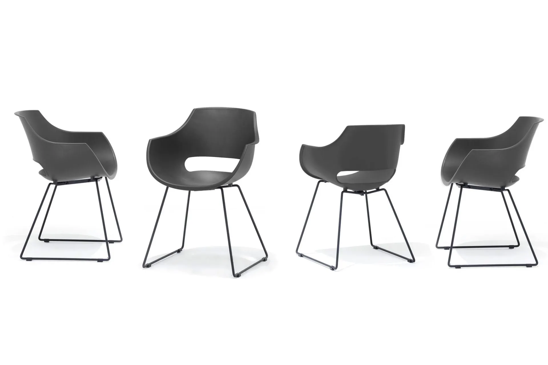 Karmstoler|Spisestoler & Kjøkkenstoler-Saranzak Stol 60 cm Grey