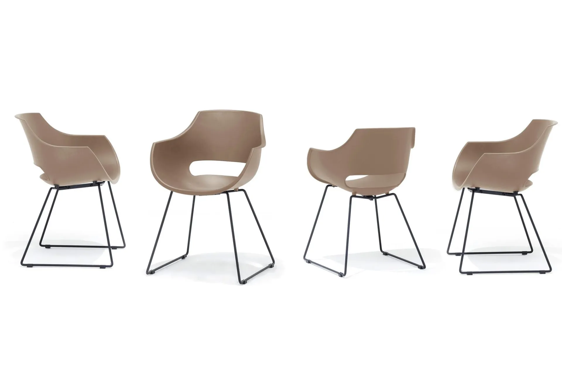 Karmstoler|Spisestoler & Kjøkkenstoler-Saranzak Stol 60 cm Taupe