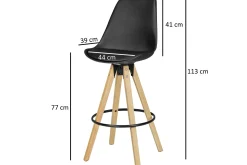 Wohnling Sarkbank Barstolar 2-pk