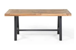 Spisegrupper Hage-Scania Hagebord + 2 Benker 80 cm Svart
