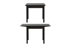 Loft24 Spisebord & Kjøkkenbord-Scapa Forlengningsbart Spisebord 80-120 cm Svart