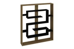 Bokhylle-Schmand Bokhylle 120 cm Svart,Eik