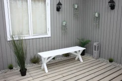 KWA Entrebenk|Benk-Scottsdale Sittebenk 140 cm Hvit