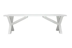 KWA Entrebenk|Benk-Scottsdale Sittebenk 140 cm Hvit