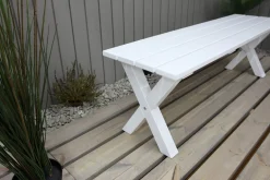 KWA Entrebenk|Benk-Scottsdale Sittebenk 140 cm Hvit