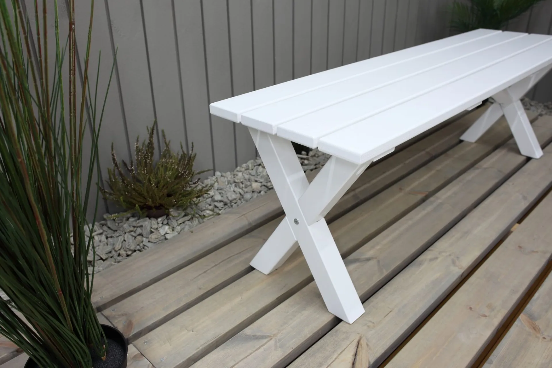 KWA Entrebenk|Benk-Scottsdale Sittebenk 140 cm Hvit