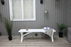 KWA Entrebenk|Benk-Scottsdale Sittebenk 140 cm Hvit