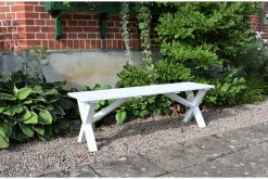 KWA Entrebenk|Benk-Scottsdale Sittebenk 140 cm Hvit