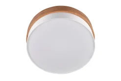 Trio Lighting Taklampe|Kjøkkenlampe-Seasons Taklampe 50 cm E14 Hvit/Tre