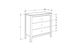 Seban Kommode 73 cm