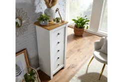 Sideboard & Skjenker-Seddik Sideboard 39 cm Rektangulær Natur,Hvit