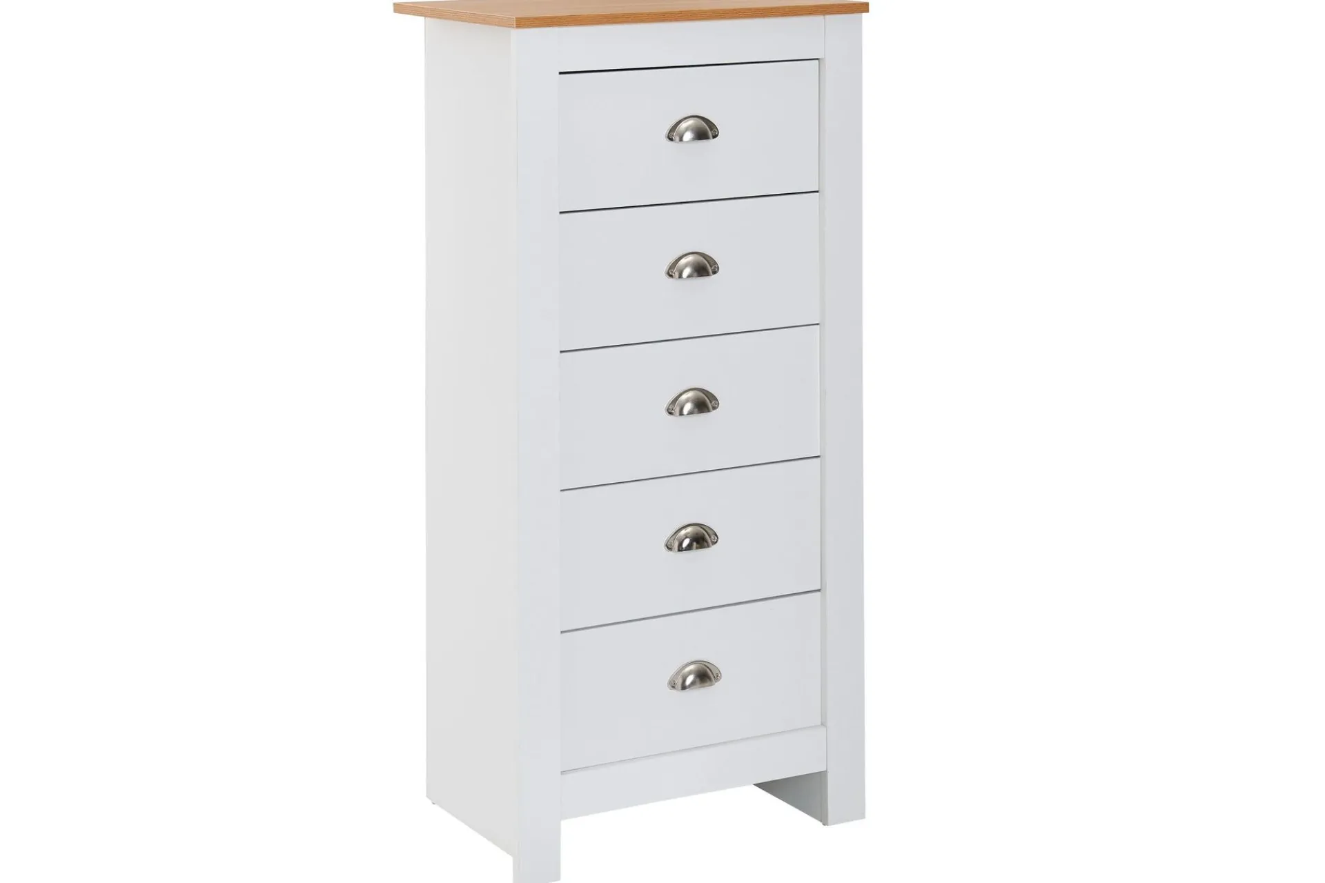 Sideboard & Skjenker-Seddik Sideboard 39 cm Rektangulær Natur,Hvit
