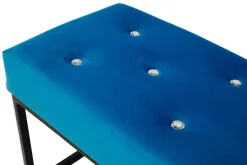 Entrebenk|Benk-Sego Sittepuff 80x35x42 cm Lind Sammet 6