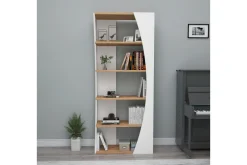 Bokhylle-Selge Bokhylle 63,6 cm Brun,Hvit