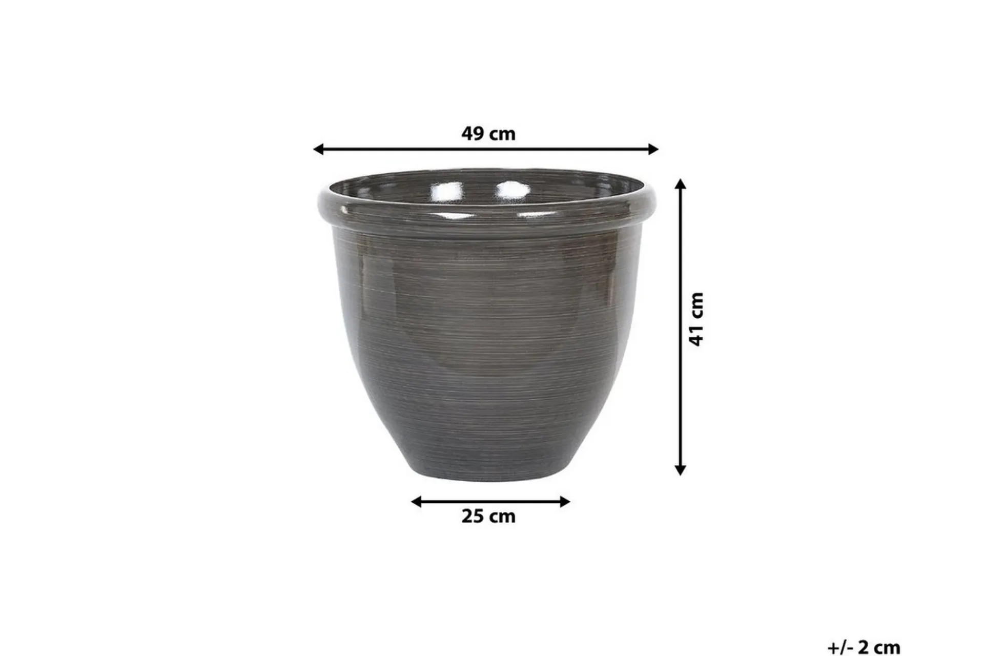 Veggkrukke-Sellana Krukke 41 cm Brun