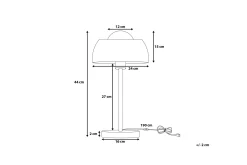 Bordlampe|Vinduslampe-Senette Bordlampe 24 cm Kobber