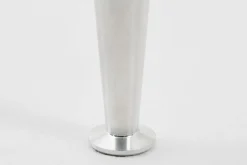 Sengetilbehør & Sengegavl|Møbelhengsler-Sengebein 4-pakning Aluminium Smal 12 cm Hvit