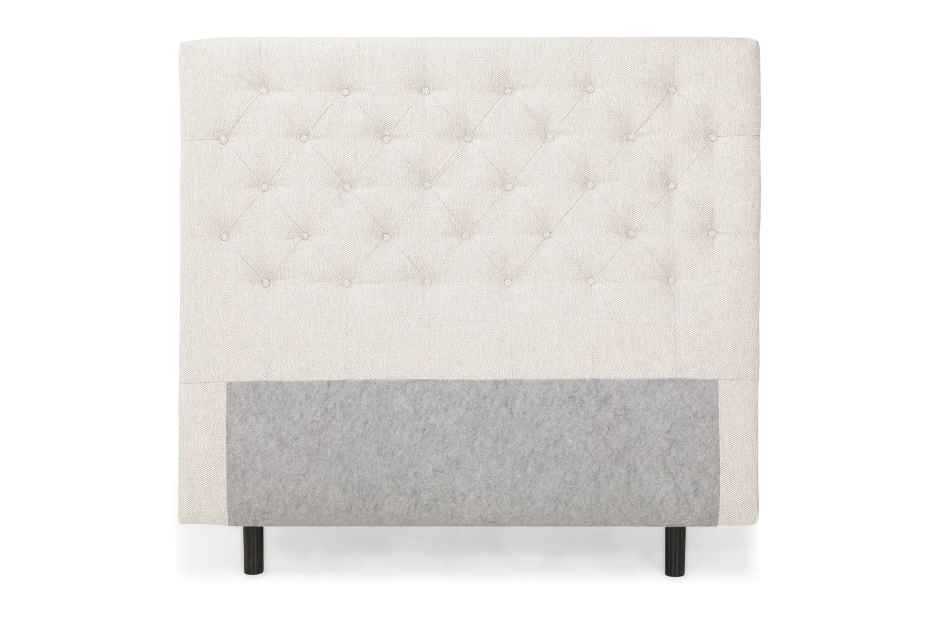 Sengetilbehør & Sengegavl-Sengegavl Dypstiftet 140 cm Beige