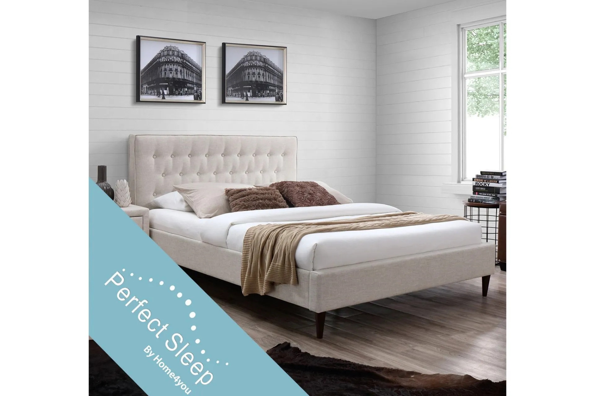 Seng EMILIA med Madrass HARMONY DUO 90x200cm