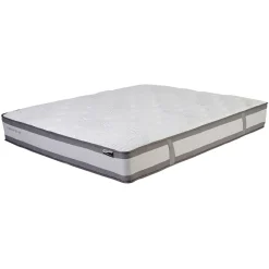 Seng HOME4YOU Jasper 90x200 cm med madrass Harmony Duo 80x40xh85 cm, melamin med eikebark