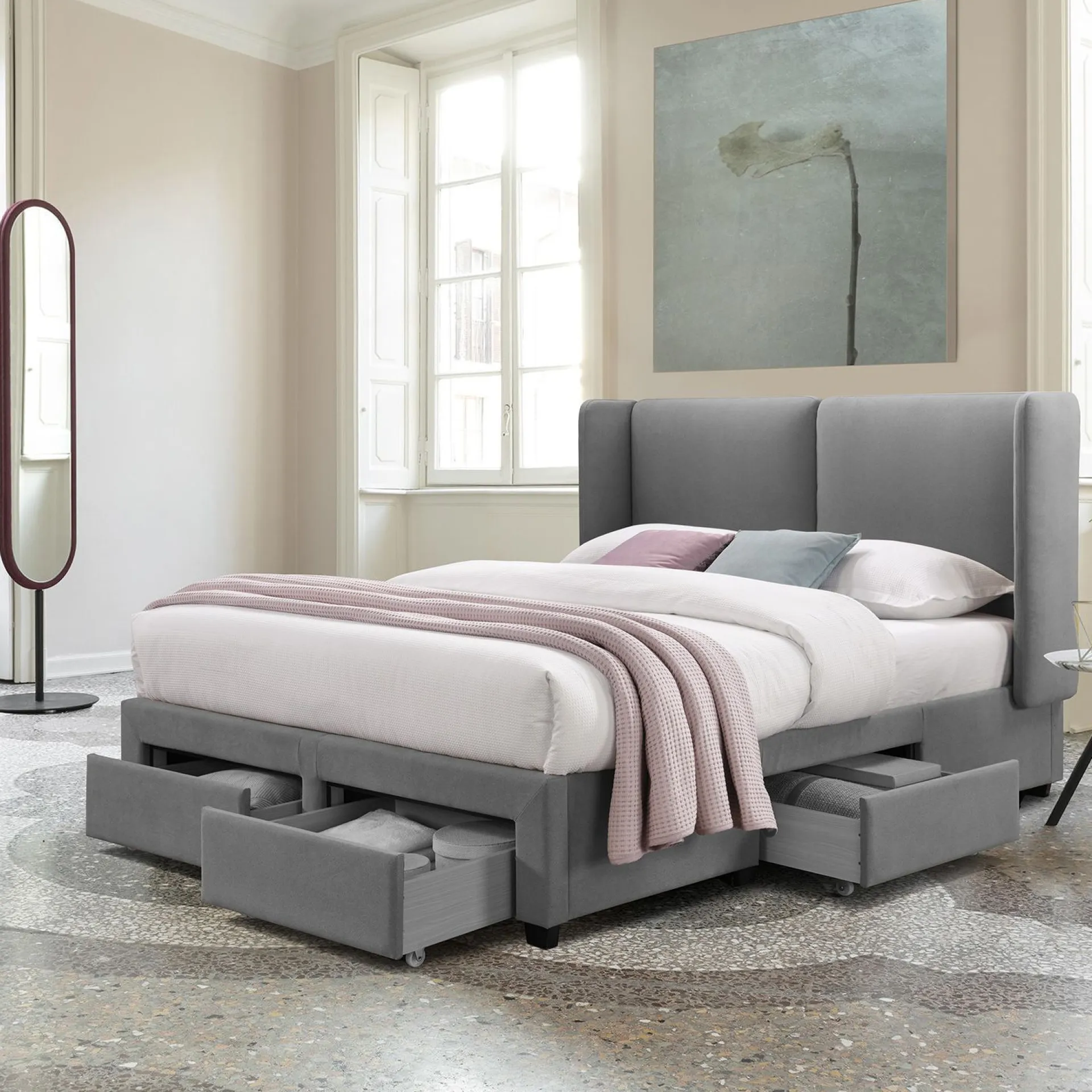 Seng HOME4YOU Sugi med madrass Harmony Duo 160x200 cm