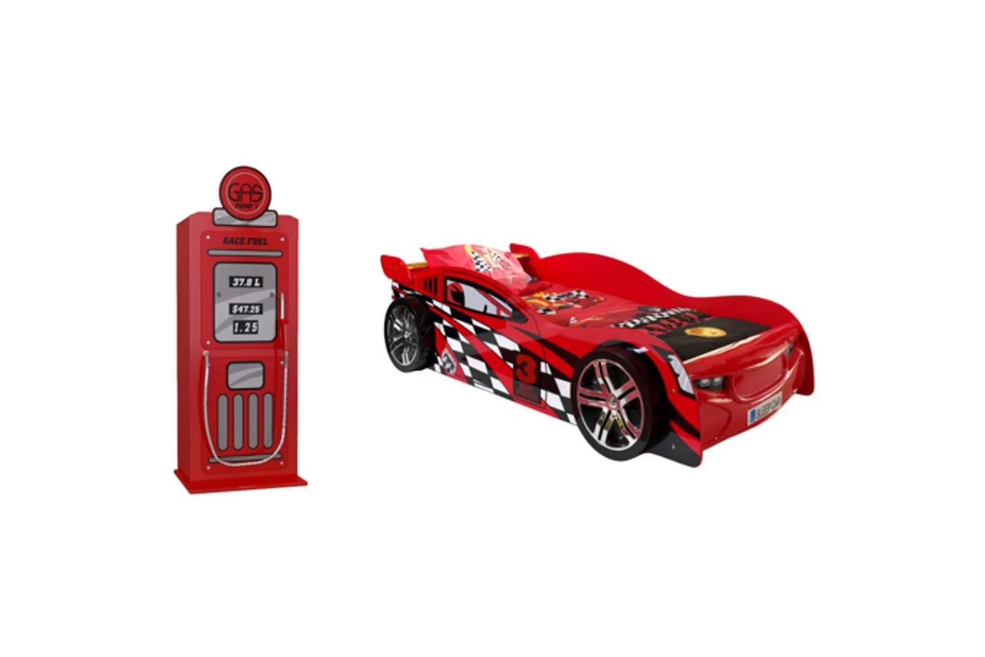 Seng med garderobe Night Speeder