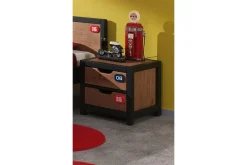 Seng med lamellbunn skuff nattbord garderobe kommode Alex