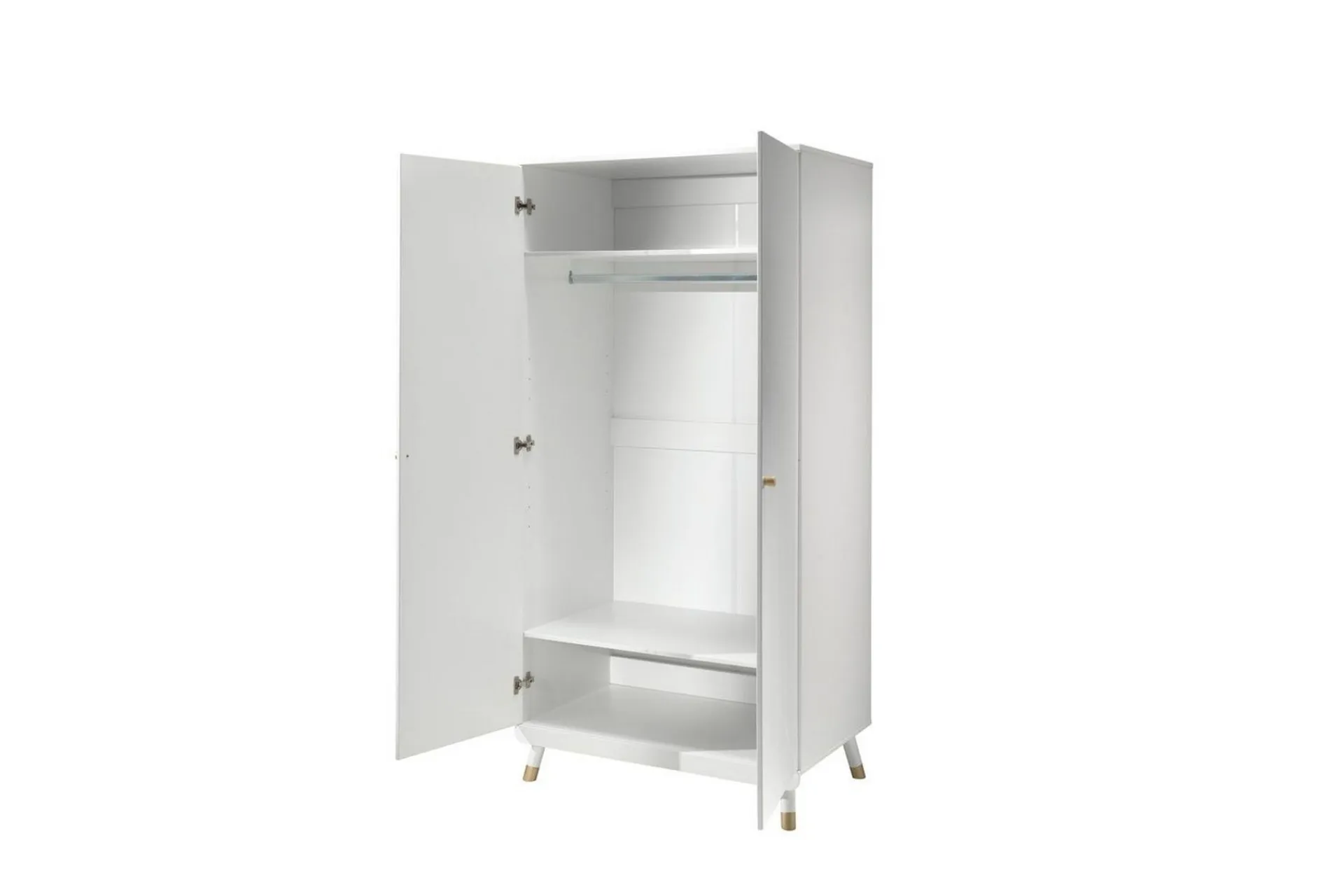 Seng med nattbord garderobe skrivebord Billy