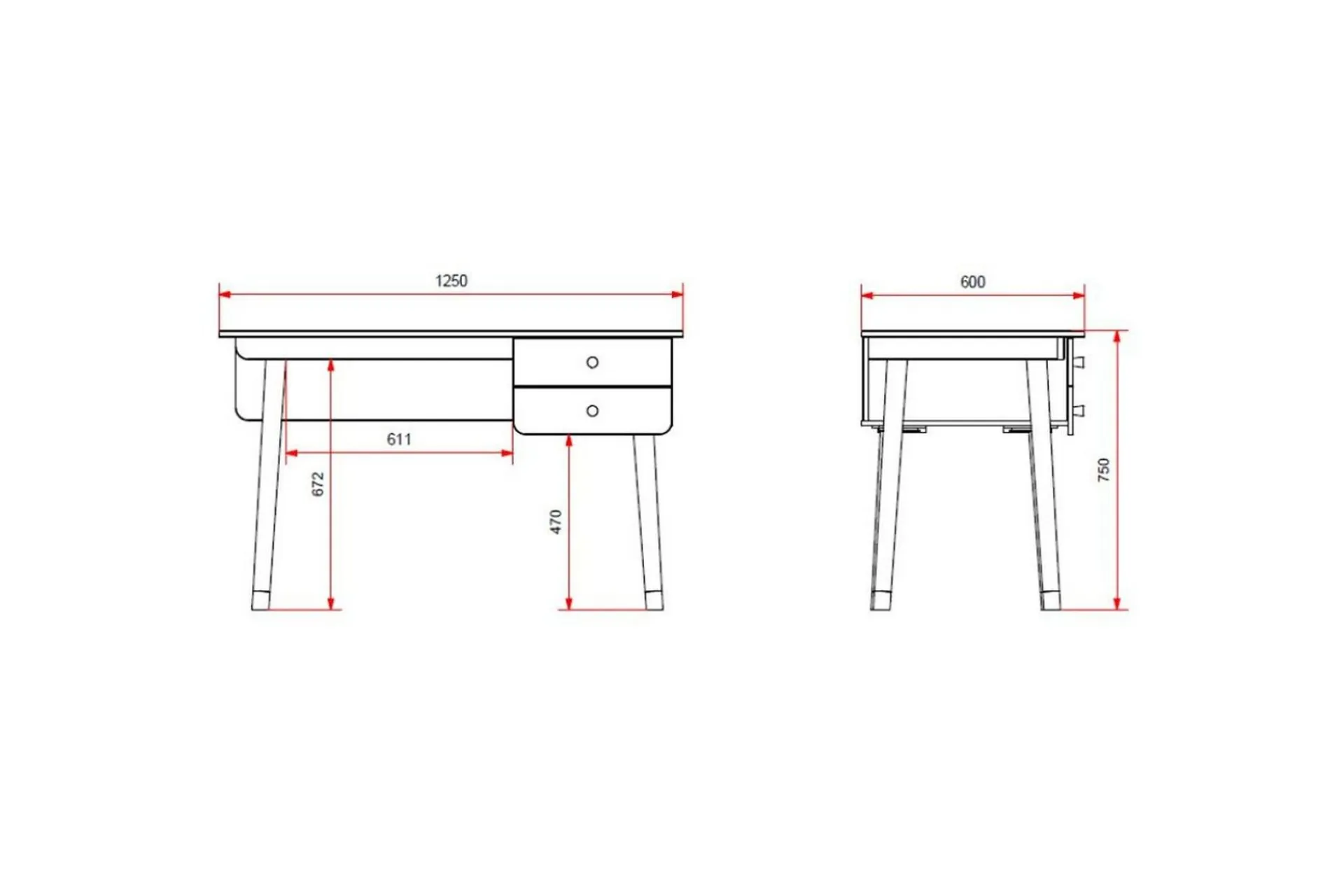 Seng med nattbord garderobe skrivebord Billy