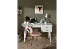 Møbelsett Til Soverom-Seng med nattbord skrivebord kommode Billy Hvit