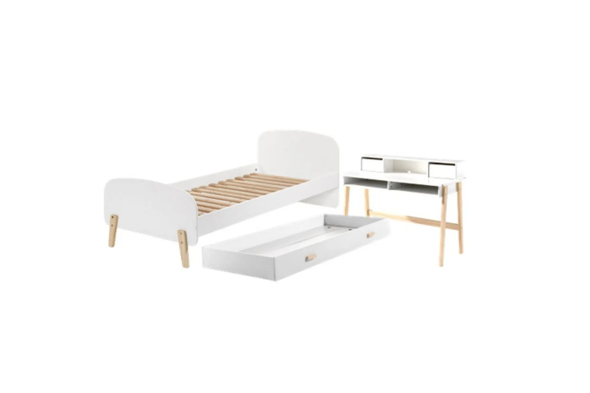 Seng med skuff skrivebord Kiddy