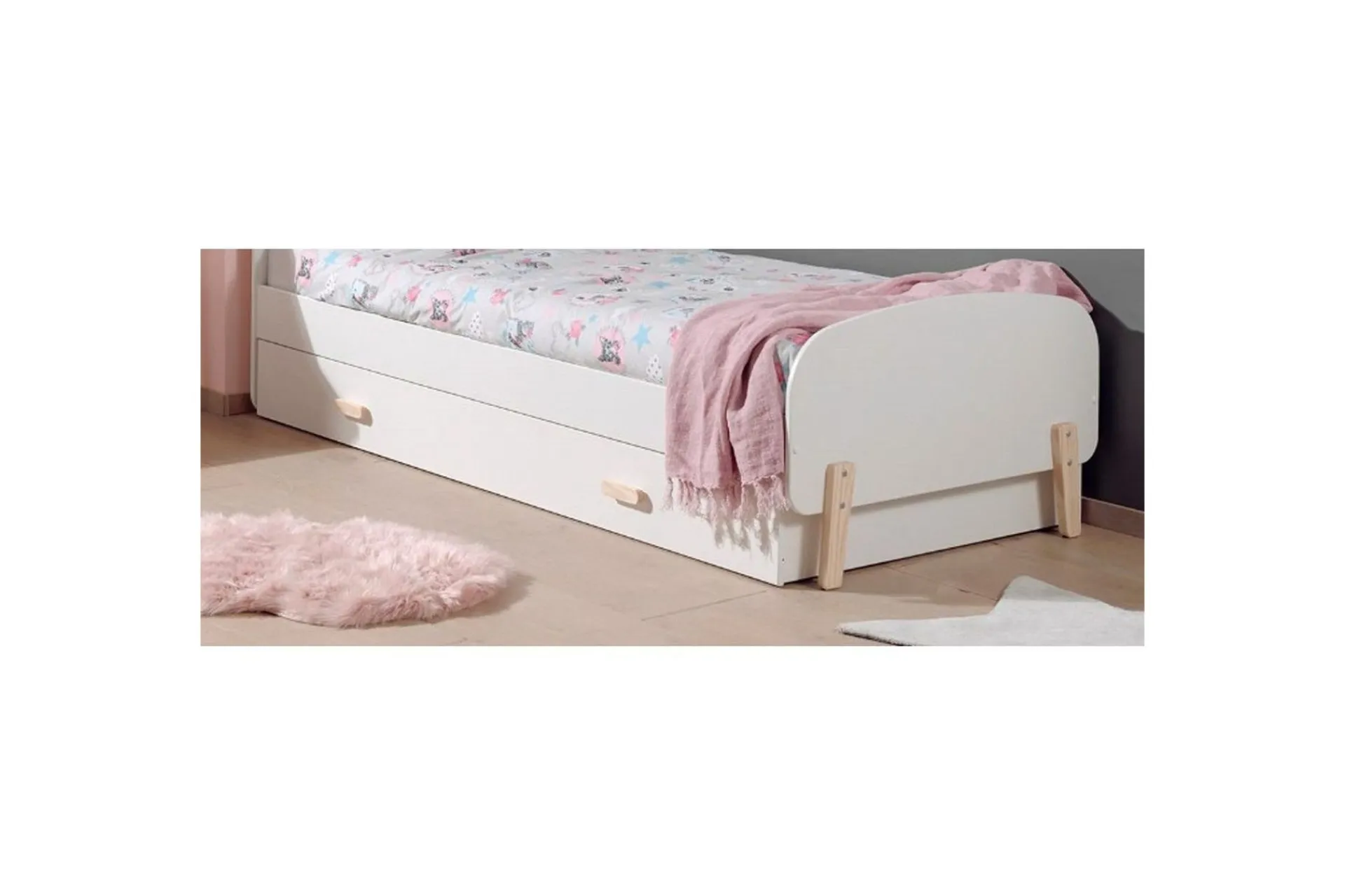 Seng med skuff skrivebord Kiddy