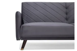 Velour Sofa & Fløyel Sofa|Sovesofaer-Senja Sovesofa 200 cm Grey