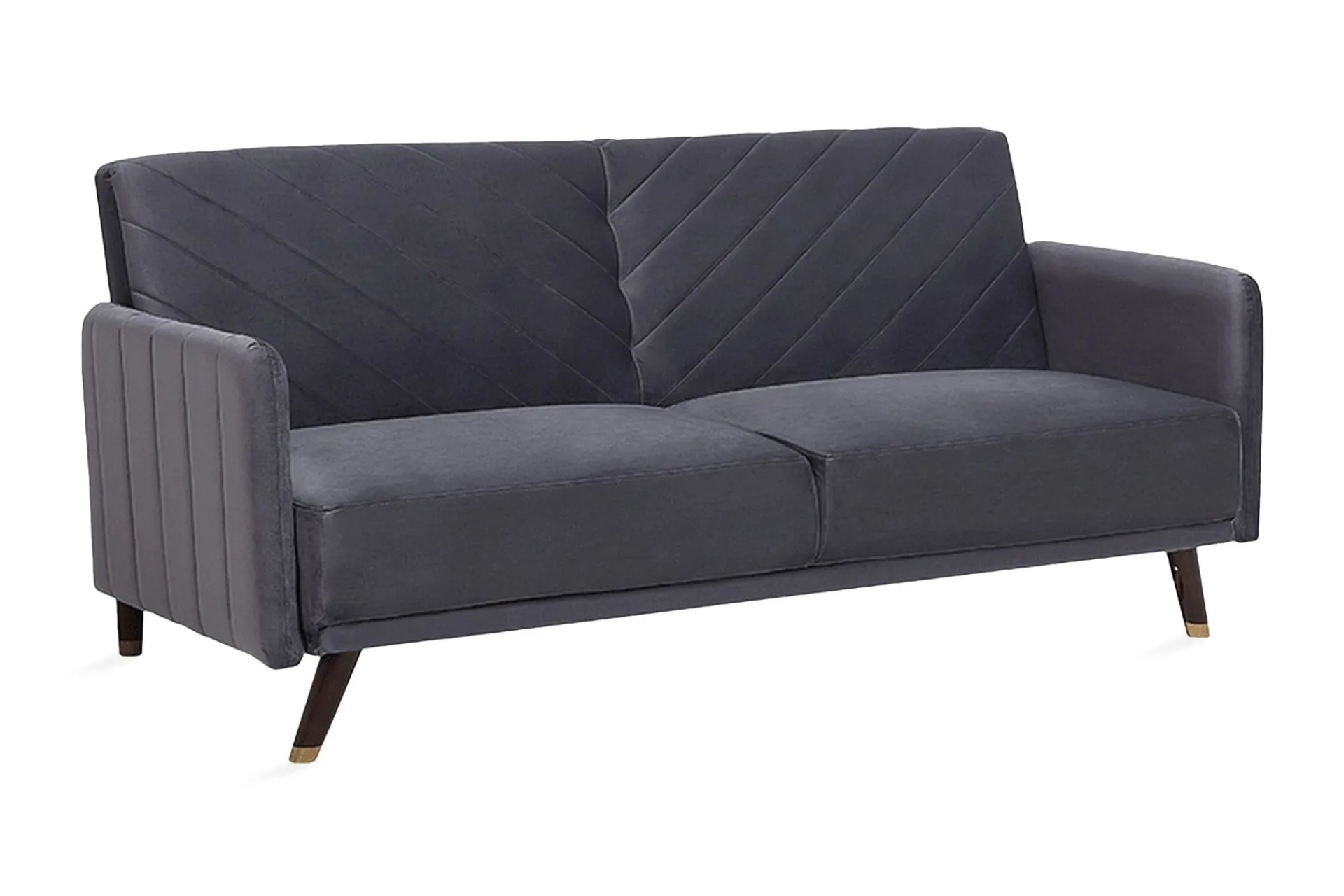 Velour Sofa & Fløyel Sofa|Sovesofaer-Senja Sovesofa 200 cm Grey