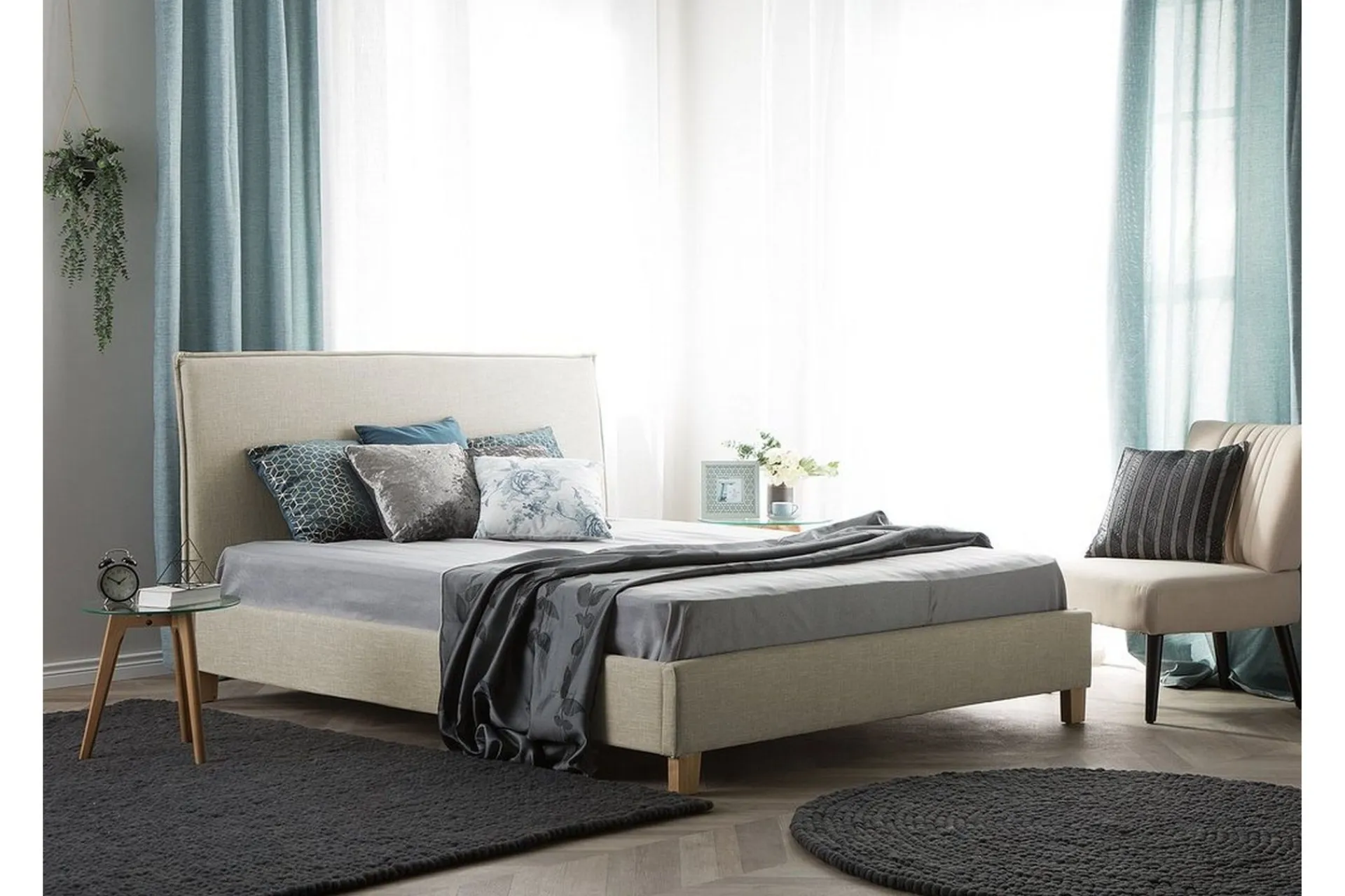 Bedly Sengeramme & Sengestamme-Sennez Dobbeltseng 140|200 Cm Beige