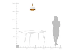 Kjøkkenlampe|Taklampe-Sepik Taklampe 34 cm Hvit