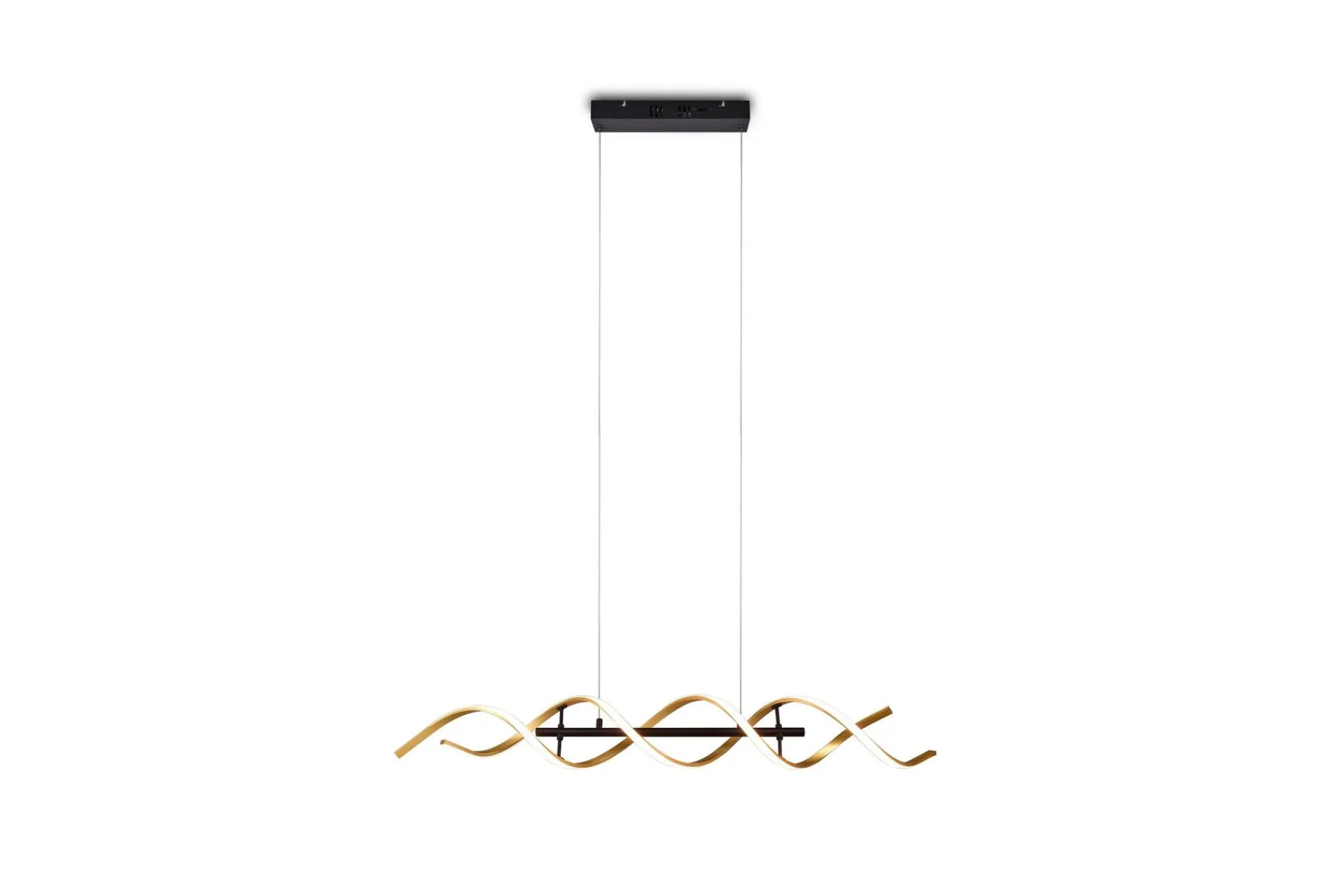 Trio Lighting Kjøkkenlampe|Vinduslampe-Sequence LED-Pendellampe Matt Messing/Matt Svart Gull