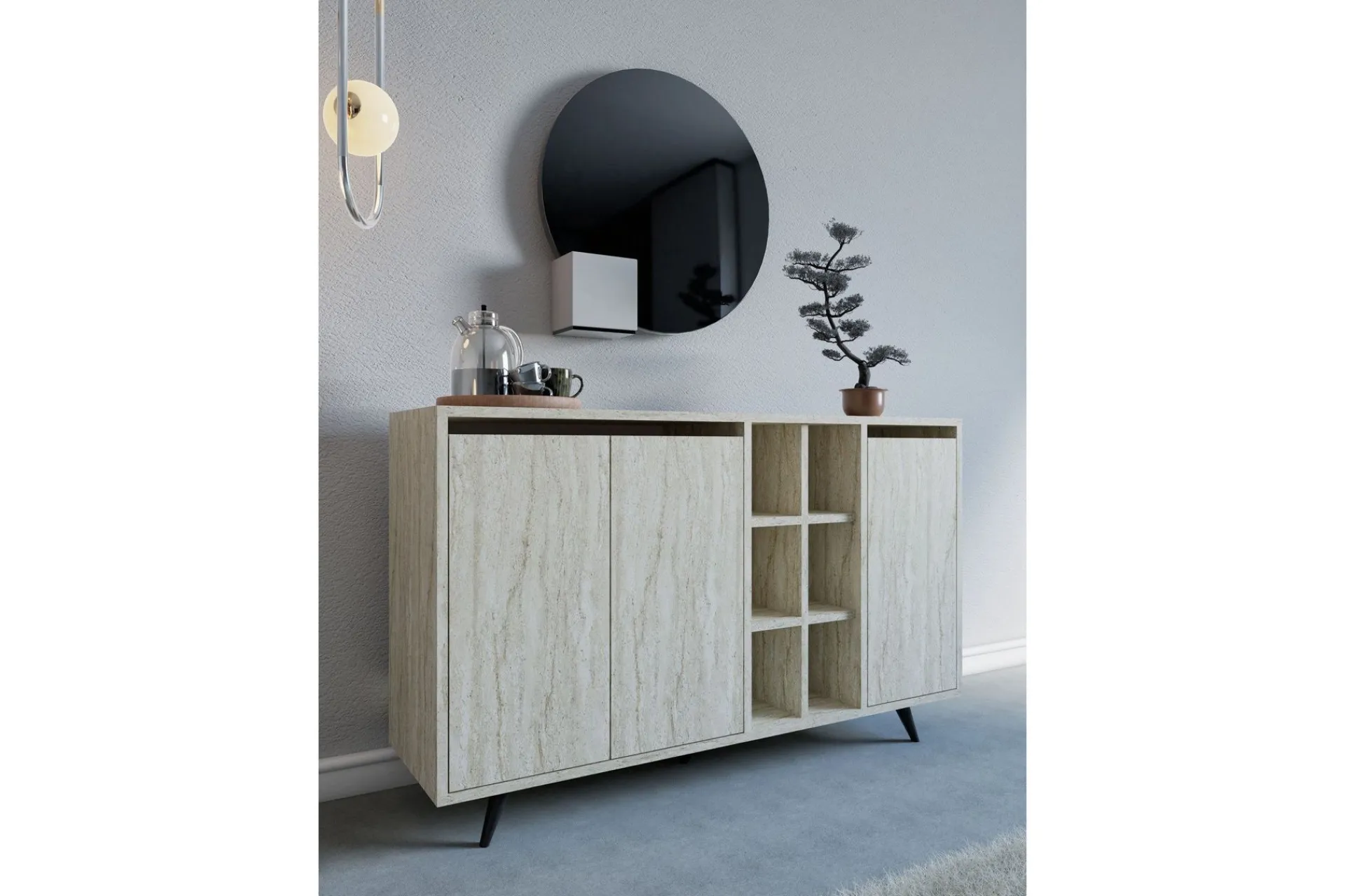 Gangbord|Avlastningsbord-Seria Konsollbord 140 cm Beige